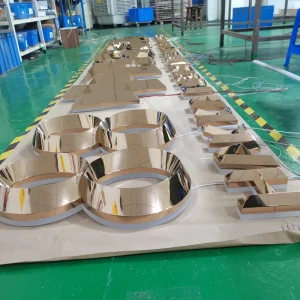 Commercial 3D Light Signs Outdoor Led Letters for Shop Advertising Usage with Led Strips in Malls