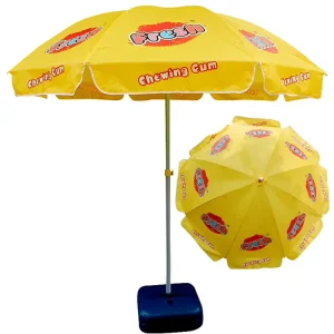 Commercial Advertising Beach Sun Umbrella Promotion Beach Parasol