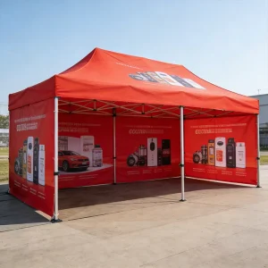 Commercial Advertising Trade Show Tent Gazebo Canopy Aluminum Business Event Waterproof Eco friendly Custom Design Pop Tent