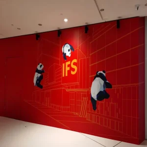 Commercial Advertising Wall Stickers Decal Custom Vinyl PVC Waterproof Custom Size UV Printed Residue For Large Quantity Order