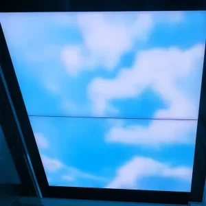 Commercial Aluminum Hanging UV Soft Film Stretch Ceiling LED LightBox for Restaurant Caf Food Service Venue Ambiance