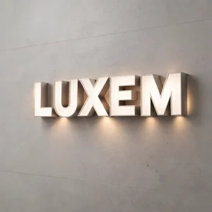 Commercial Front Lit Channel Letter Signage, LED Logo Letters for Shopfront and Business Branding