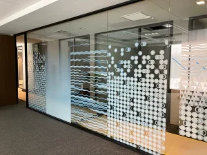 Commercial Frosted Window Glass Sticker Custom UV Printing Laser Engraving Matte Privacy Film for Street Shop Cafe Decor
