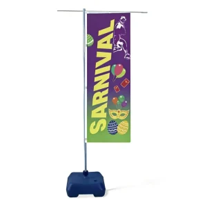 Commercial Grade 3m Flag Pole System With Removable Water Base And Easy Assembly Design