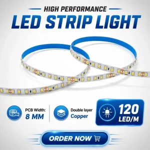 Commercial Grade SMD 2835 LED Strip Light DC 24 V 120 LED M Flexible Lighting for Advertising Sign Channel Letter Signage