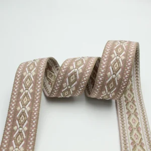 Commercial Herringbone Woven Strapping (Polyester/Nylon) for Billboard Securement & Outdoor Advertising Zebra Gradient Patterns