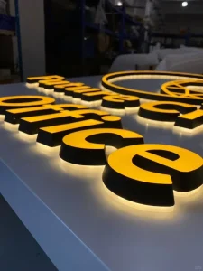 Commercial Mini Letter Sign LED Lighting Acrylic Aisle Lightbox Advertising Decoration Letters Indoor Office Customizable Use