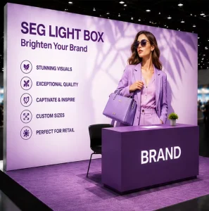 Compact Packing LED Fabric Light Box Solution
