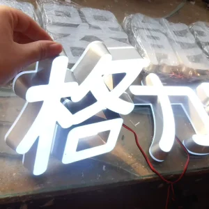 Company Image Wall Logo Background Wall LED Custom Sign Mini Luminous Word Custom Acrylic Engraving Acrylic Signboard LED Letter