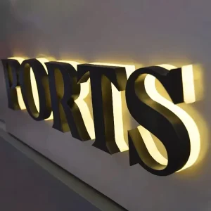 Company Image Wall Logo Background Wall Led Custom Sign Mini Luminous Word Custom Acrylic Engraving Acrylic Signboard Led Letter