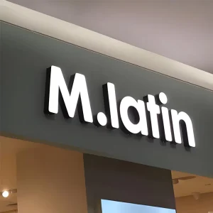 Company Image Wall Logo Background Wall Led Custom Sign Mini Luminous Word Custom Front Lit Led Shop Sign Led Letters