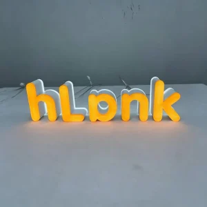Company Logo Display 3D Backlit Gold Mirror Stainless Steel LED Illuminated Channel Letters Custom LED Sign for Business Indoor