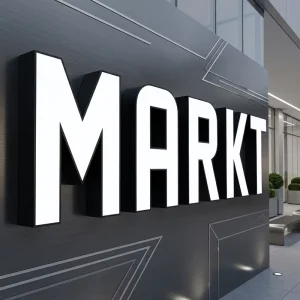 Company Signs LED Acrylic Light Channel Letters Sign Outdoor Signage 3D Acrylic Front Lit LED Shop Sign for Business