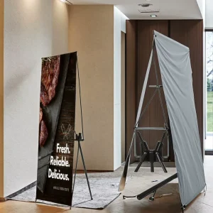 Complete X Banner Stand Set Custom Print Graphic X Banners