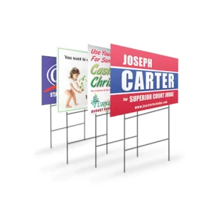 Corrugated Plastic Yard Signs Digital Printing Corflute Boards For Lawn Advertising And Bandit Sign Use