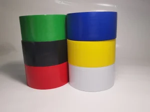 Court Corner Adhesive Floor Pavement Flagging Caution PVC Marking Tape Roll