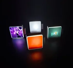 Creative Magnetic Absorption Luminous Small Light Box Led Customized Refrigerator Sticker Decoration
