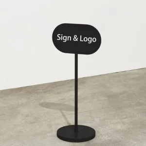 Creative Mobile Display Sign Stand Outdoor Floor Display Billboard Stand Advertising Display Rack