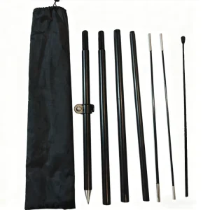Cross-border Guangdong 2.3m Colorful Flag Outdoor Ground-stick Feather Flag Square Flagpole Base Custom-made Water-drop Flag