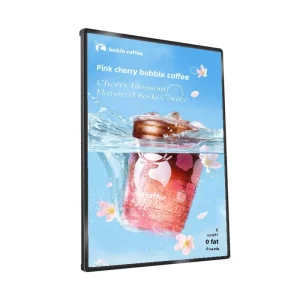 Cross-border Ultra-thin Light Box Indoor Rounded-corner Magnetic-suction Design Illuminated Display Board Aluminum Advertising