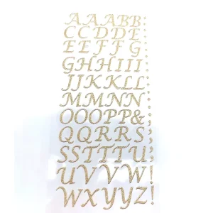 Crystal Glitter Custom Stickers Adhesive Alphabet Rhinestone Letters Sticker