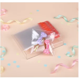 Custom 100pcs Clear BOPP Opp Bag Self Sealing Bags Smell Proof Packaging for Clothes & Toys