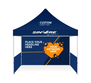 Custom 10X10 Steel Advertising Tent Trade Show Pop Up Canopy