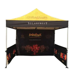 Custom 10X10 Steel Canopy Tent Waterproof Pop Up Advertising Tent for Indoor Trade Shows & Events with Logo Printing
