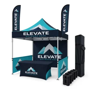 Custom 10×10 Popup Business Canopy Portable Promotional Tent with Print Logo Folding Event Canopy Tent Pavilion