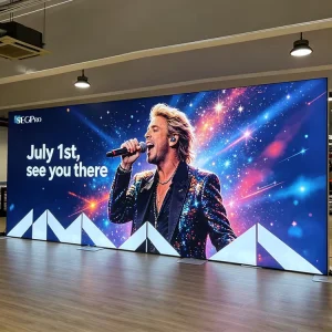 Custom 10×10 SEG Double Sided Fabric Light Boxes Easy Setup for Promotional Events Trade Show Booth Display
