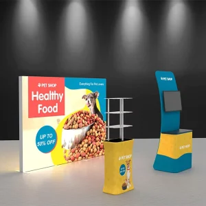 Custom 10x10ft Backlit SEG Lightbox for Booth