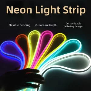 Custom 12V Home Wall Neon Sign LED Strip Light Letters Light Up Bar Advertising Decoration IP65 PVC Red Blue Green Yellow