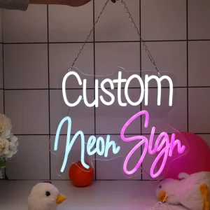 Custom 12V Home Wall Neon Sign LED Strip Light Letters for Wedding Party Decor IP65 PVC Red Blue Green Yellow Options Landscape