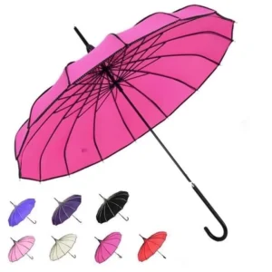 Custom 16K Windproof Retro Purple Pink Pagoda Style Umbrella Tower Lolita Wedding Lady Parasol Photography Umbrellas
