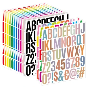 Custom 2 Inch Self-Adhesive PVC Alphabet Letter Stickers Waterproof Decals for DIY Crafts and Art Making for Gifting