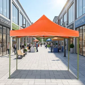 Custom 3*3m Steel Frame Folding Pop up Tent for Trade Shows and Outdoor Events Promotional Advertising Booth