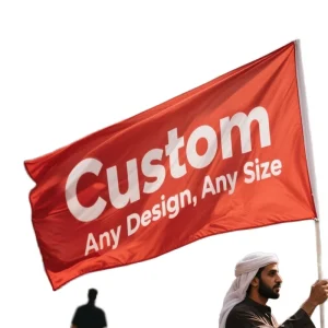 Custom 3*5FT Polyester Rainbow Country Flag Democratic Republic National Pennant Digital Printed for Business Use