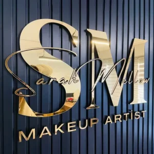 Custom 304 316 Mirror Polished SS Cut Letters Non Illuminated Stainless Steel Channel Letters