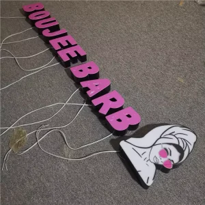 Custom 3D Acrylic LED Frontlit Letter Signs Light Up Letters for Indoor Advertising Sign