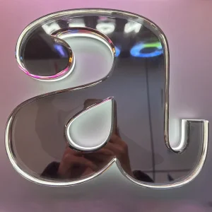 Custom 3D Acrylic Minimalist Personalized Illuminated Light LED Jelly Letters Sign