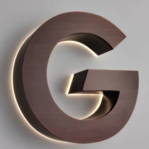 Custom 3D Backlit Channel Letters Led Metal Channel Letter Led Sign Light