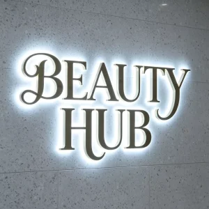 Custom 3D Backlit Light Up LED Letter Sign 3D Logo Custom Sign Letter Outdoor 3D Signage Backlit Letter Decoration Home