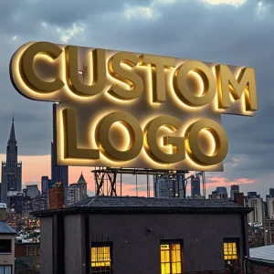 Custom 3D Backlit Stainless Steel Neon Channel Letter Sign Outdoor Storefront LED for Business with Water Resistant Feature