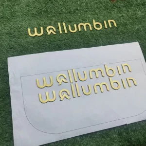Custom 3D Brushed Stainless Steel Letters for Business Logo Wall Sign Durable Metal Advertising Signage Board for Shop Decor
