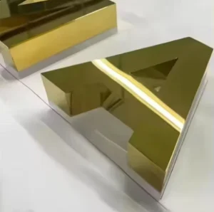 Custom 3D Channel Letter Sign Outdoor Backlit LED Logo for Business Shop Decoration Stainless Steel LED Sign