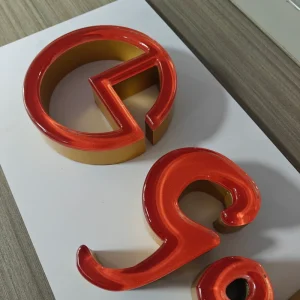 Custom 3D Channel Letters Acrylic Resin Neon Light Advertising Crystal Clear Word Signboard