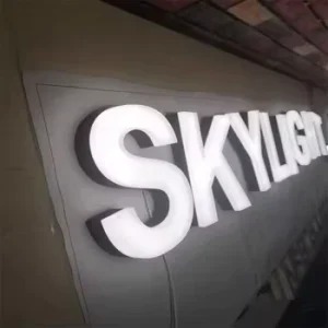 Custom 3D Double Sided LED Mini Letter Sign for Storefront Outdoor Channel Letter Advertising and Display Decor