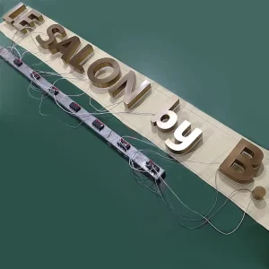 Custom 3D Exterior Large Golden Metal LED Backlit Channel Letter Sign Giant Illuminated Alphabet Logo For Company Display
