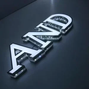 Custom 3D LED Acrylic Sign Letters Signboard Maker Waterproof IP65 for Outdoor Car Restaurant Hotel Business Shop Storefront