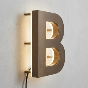 Custom 3D LED Backlit Channel Letters Signage Waterproof Stainless Steel Halo Lit Logo for Business Office Shop Front Wall Decor